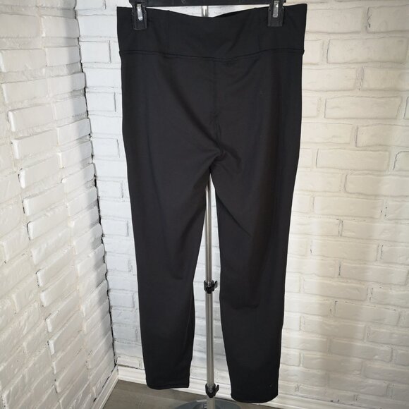 Ricki's Ladies Size Medium Black Full Length Leggings w/ 3" Wide Waistband - Picture 2 of 8
